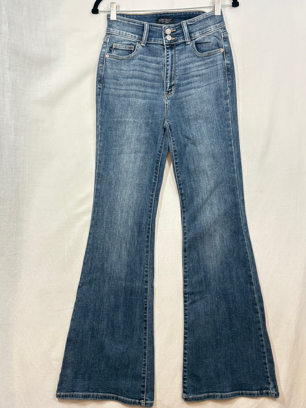 Judy Blue Medium Blue High-Rise Flare Jeans